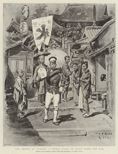 Los Dulces de la Victoria, una Escena Callejera en Japón después de la Guerra